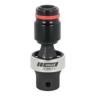 HOLEX Adaptateur avec raccord rapide pour visseuses, Orientable à 45° 4/4
