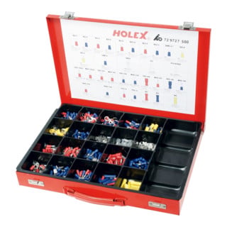HOLEX Assortiment de cosses, connecteurs et prolongateurs, sans pince à sertir 500