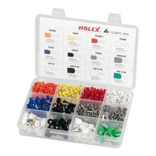 HOLEX Assortiment d’embouts de câbles, sans pince à sertir 970