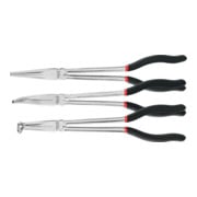 HOLEX Assortiment Platte rondbektangen, lange uitvoering 3-delig, Aantal tangen: 3