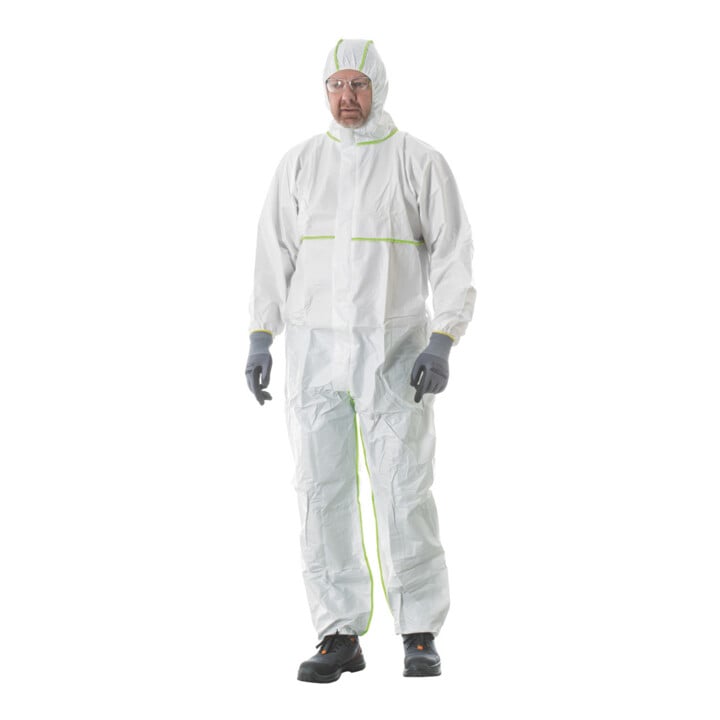 HOLEX Beschermingsoverall type 4/5/6, wit, Uniseks-maat: 2XL