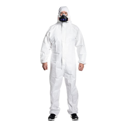 HOLEX Beschermingsoverall type 5/6, wit, Uniseks-maat: 3XL
