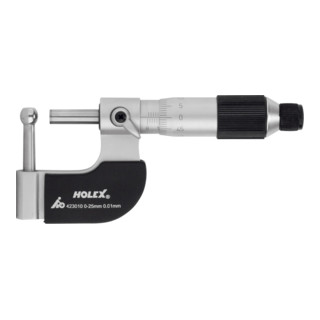 HOLEX Beugelschroefmaat, Meetbereik: 0-25 mm