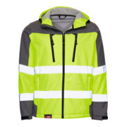 Holex warning protection softshell jacket jaune / anthracite