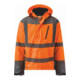 HOLEX Blouson d'hiver de signalisation, Orange / gris, Taille unisexe: L-1