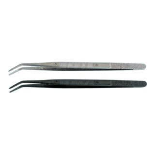 HOLEX Brucelle avec becs étroits courbés, 150 mm, forme 22b AMB