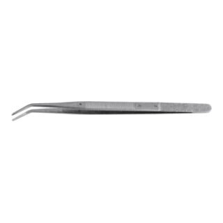 HOLEX Brucelle avec becs étroits courbés, 150 mm, forme 22b N