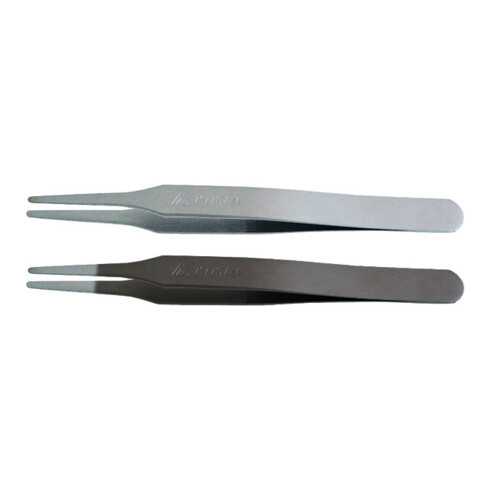 Pincettes HOLEX décalées, pointe émoussée, largeur 2,5 mm, 120 mm, forme 2a, AMB