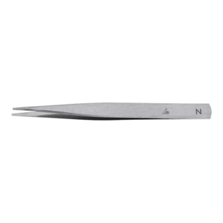 HOLEX Brucelles becs arrondis / becs 1 mm de large, 125 mm N