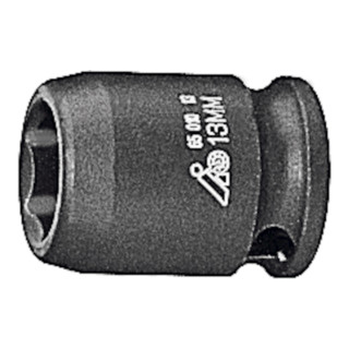 HOLEX Bussola IMPACT con attacco esagonale 3/8", Apertura: 14mm