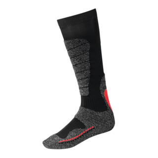 HOLEX Calzini funzionali, lunghi, nero/rosso/grigio, Tg. Unisex: 45-47