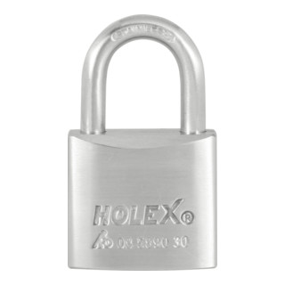 HOLEX cilinderslot, anders sluitend, RVS
