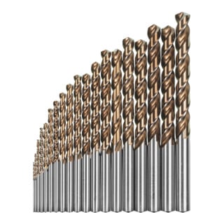 HOLEX CleverDrill spiraalborenset HSS nr. 114031 als aanvulset, ongecoat, Type: 1-10