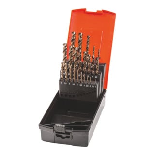 Holex CleverDrill Spiralbohrer-Satz HSS Nr. 114031 mit Kassette, Typ: 1-10,5