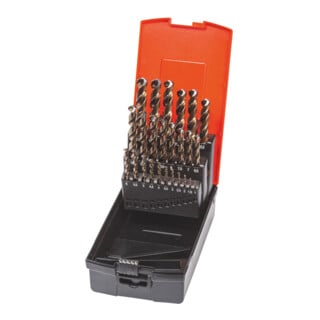 Holex CleverDrill Spiralbohrer-Satz HSS Nr. 114031 mit Kassette, Typ: 1-13
