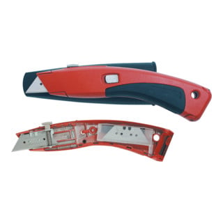 HOLEX Coltello multiuso con lama rientrante e astuccio