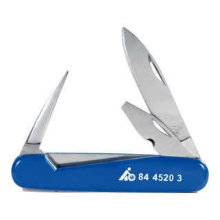 HOLEX Coltello spellafili manico in plastica, richiudibile, Modello: 3