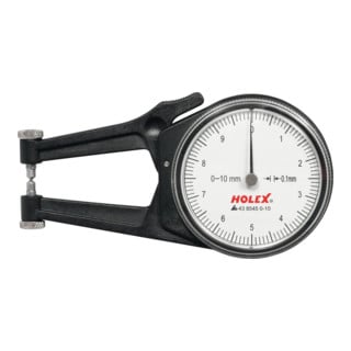 HOLEX Comparatore spessimetro, Intervallo misurazione: 0-10mm