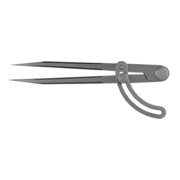 HOLEX Compas à pointes avec guide ou ″arc de réglage″ 1/4 de cercle 200 mm-1