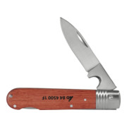 HOLEX Couteau pour câbles avec manche en bois, repliable 1F