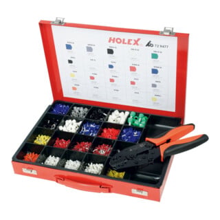 HOLEX Crimp-Set Aderendhülsen, inklusive Crimpzange
