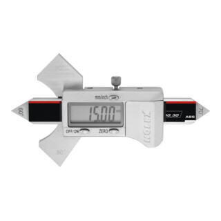 HOLEX Digitaal lasnaadkaliber, Meetbereik: 30mm
