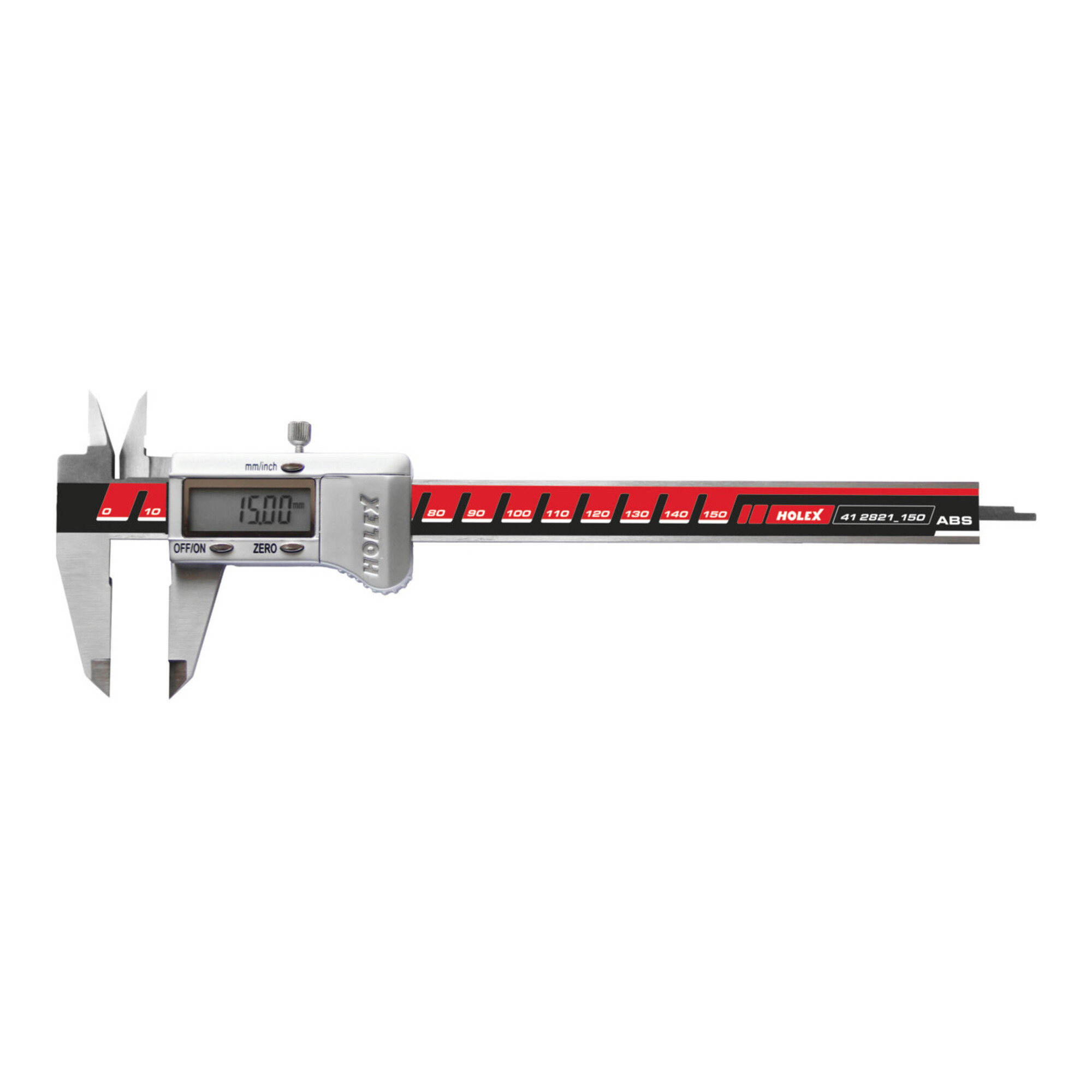 Holex Digitaler Messschieber ABS + Zubehörsatz, Messbereich: 150 mm