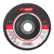 HOLEX Disco abrasivo lamellare long life ZA conico, Ø100mm, Grana: 120