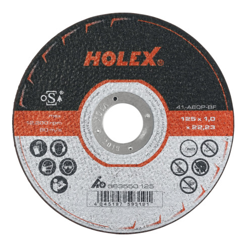 Disque à tronçonner HOLEX extra-étroit