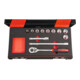 HOLEX Dopsleutelassortiment 1/2 inch-vierkant 12-delig, Type: 6-1