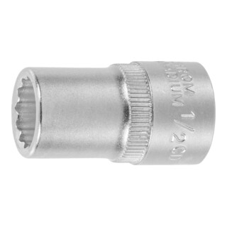 HOLEX Douille 12 pans, 1/2 pouce Version en pouces, Ouverture : 1/2pouce