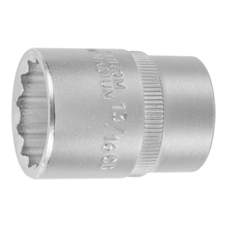 HOLEX Douille 12 pans, 1/2 pouce Version en pouces, Ouverture : 13/16pouce