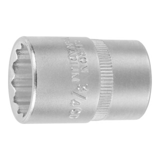 HOLEX Douille 12 pans, 1/2 pouce Version en pouces, Ouverture : 3/4pouce