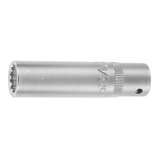 HOLEX Douille 12 pans 1/4 pouce, longue Version en pouces, Ouverture : 11/32pouce