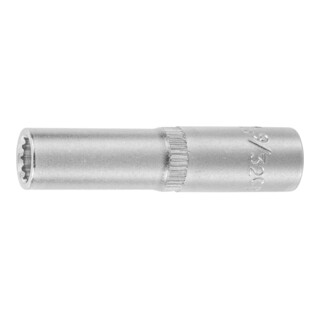 HOLEX Douille 12 pans 1/4 pouce, longue Version en pouces, Ouverture : 9/32pouce