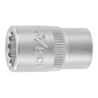 HOLEX Douille 12 pans, 1/4 pouce Version en pouces, Ouverture : 3/8pouce