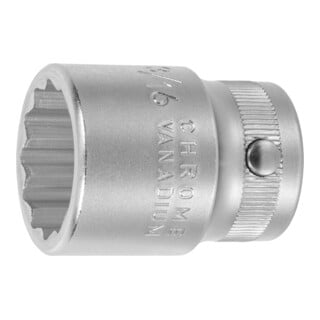 HOLEX Douille 12 pans, 3/4 pouce Version en pouces, Ouverture : 1.3/16pouce