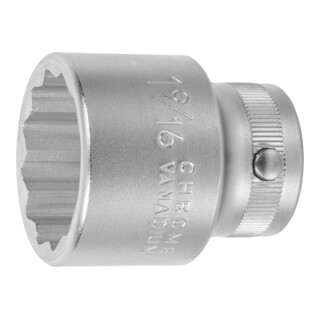 HOLEX Douille 12 pans, 3/4 pouce Version en pouces, Ouverture : 1.9/16pouce