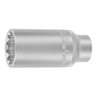 HOLEX Douille 12 pans 3/8 pouce, longue Version en pouces, Ouverture : 7/8pouce