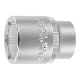 HOLEX Douille 6 pans, 1/2 pouce Version en pouces, Ouverture : 15/16pouce