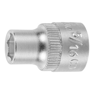 HOLEX Douille 6 pans 3/8 pouce Version en pouces, Ouverture : 5/16pouce
