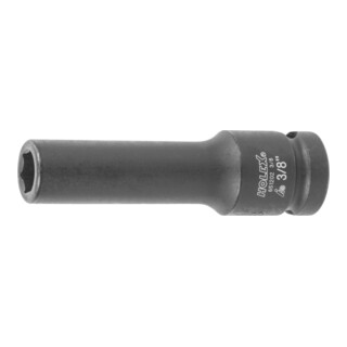 HOLEX Douille IMPACT 6 pans, 1/2 pouce, longue Version en pouces, Ouverture : 3/8pouce