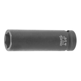 HOLEX Douille IMPACT 6 pans, 1/2 pouce, longue Version en pouces, Ouverture : 5/8pouce