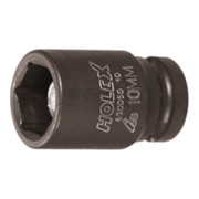 Clé à douille HOLEX IMPACT insert hexagonal 1/4 pouce avec aimant