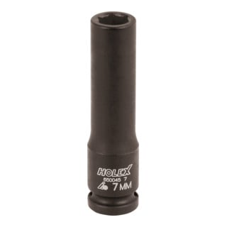 HOLEX Douille d'impact hexagonale 1/4'' de long 8 mm