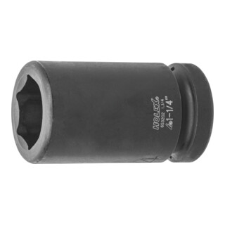 HOLEX Douille IMPACT 6 pans, 1 pouce, longue Version en pouces, Ouverture : 1.1/4pouce