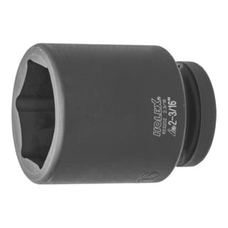 HOLEX Douille IMPACT 6 pans, 1 pouce, longue Version en pouces, Ouverture : 2.3/16pouce