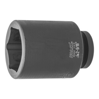 HOLEX Douille IMPACT 6 pans, 1 pouce, longue Version en pouces, Ouverture : 2.9/16pouce