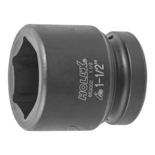 HOLEX Douille IMPACT 6 pans, 1 pouce Version en pouces, Ouverture : 1.1/2pouce