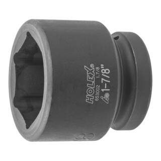 HOLEX Douille IMPACT 6 pans, 1 pouce Version en pouces, Ouverture : 1.7/8pouce